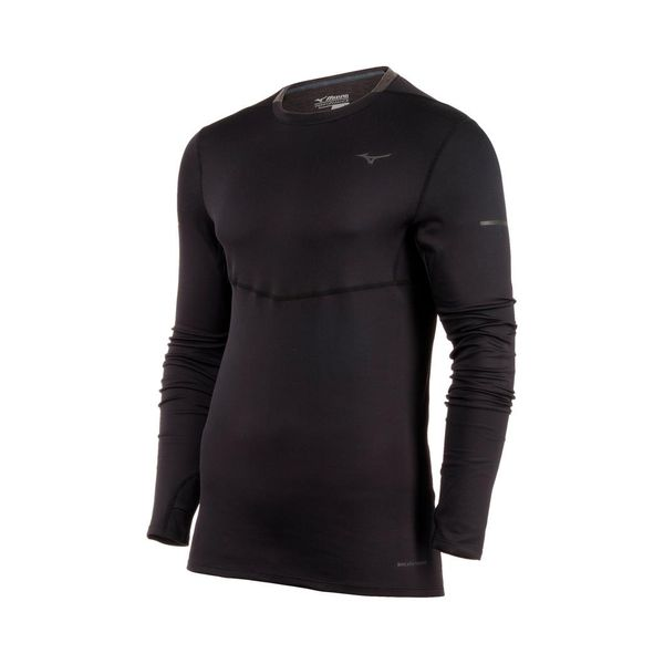 Mizuno Men's Breath Thermo Long Sleeve Black