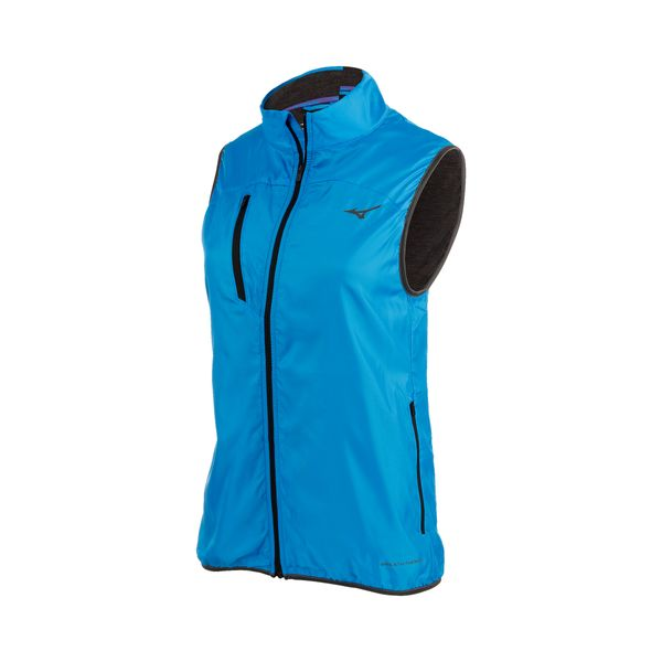 Mizuno Women Breath Thermo Vest Swedish Blue