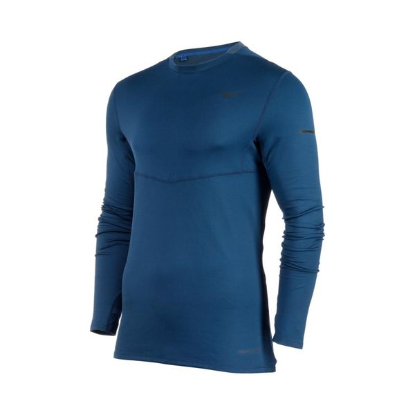 Mizuno Men's Breath Thermo Long Sleeve Ensign Blue