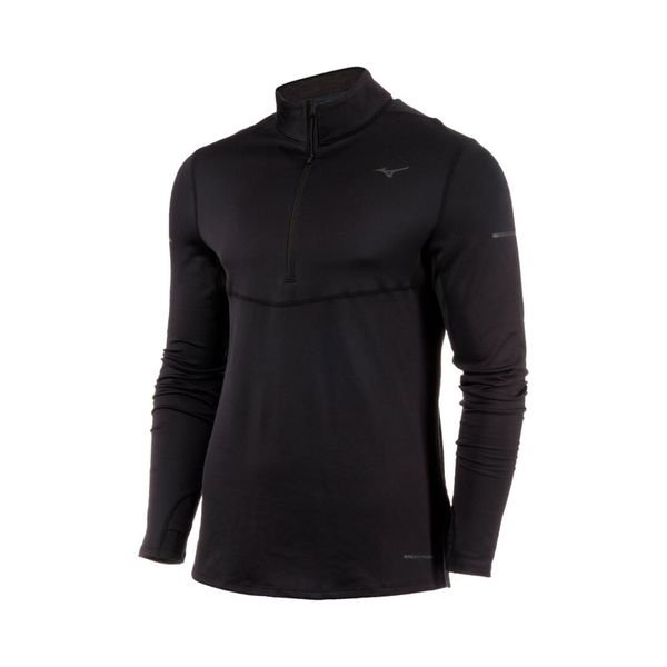 Mizuno Men's Breath Thermo Half Zip Black